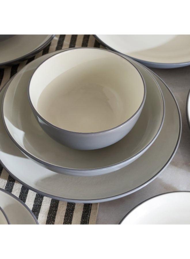 Home Box Eleganza 16-Piece Dinner Set - Gray - Image 4